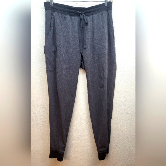 Scrub Joy Gray Scrub Joggers - Picture 1 of 13